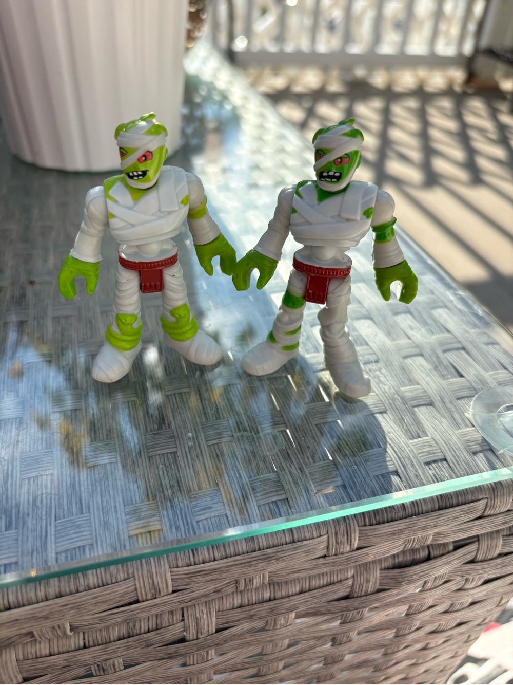3in Imaginext Green Mummy Action Figures - Set of 2